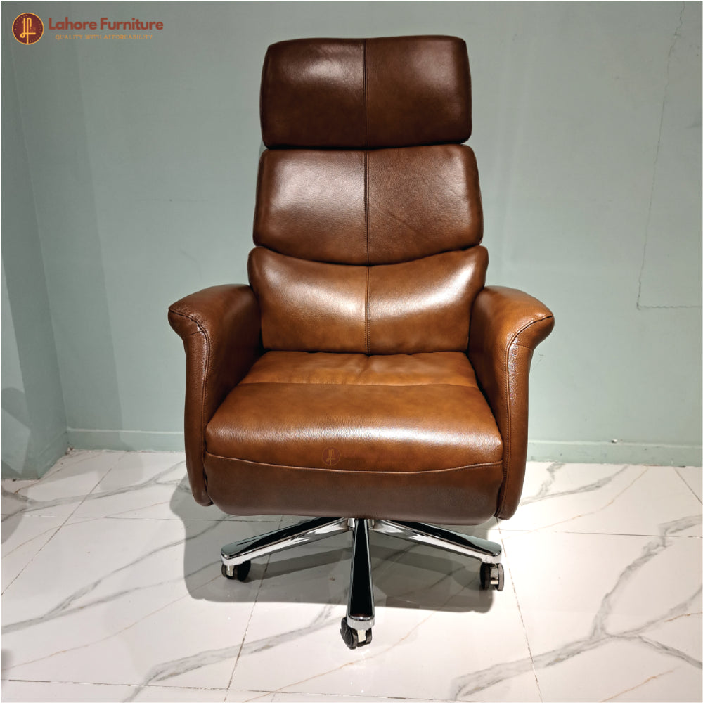 Revolving Chair Big Boss Leather