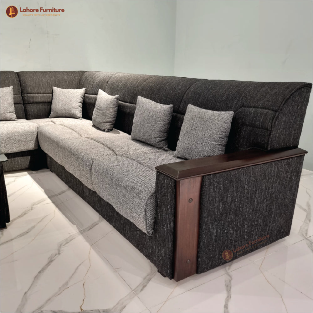 ClassicCraftsman Deluxe Living Room L-Shape Sofa # LS19