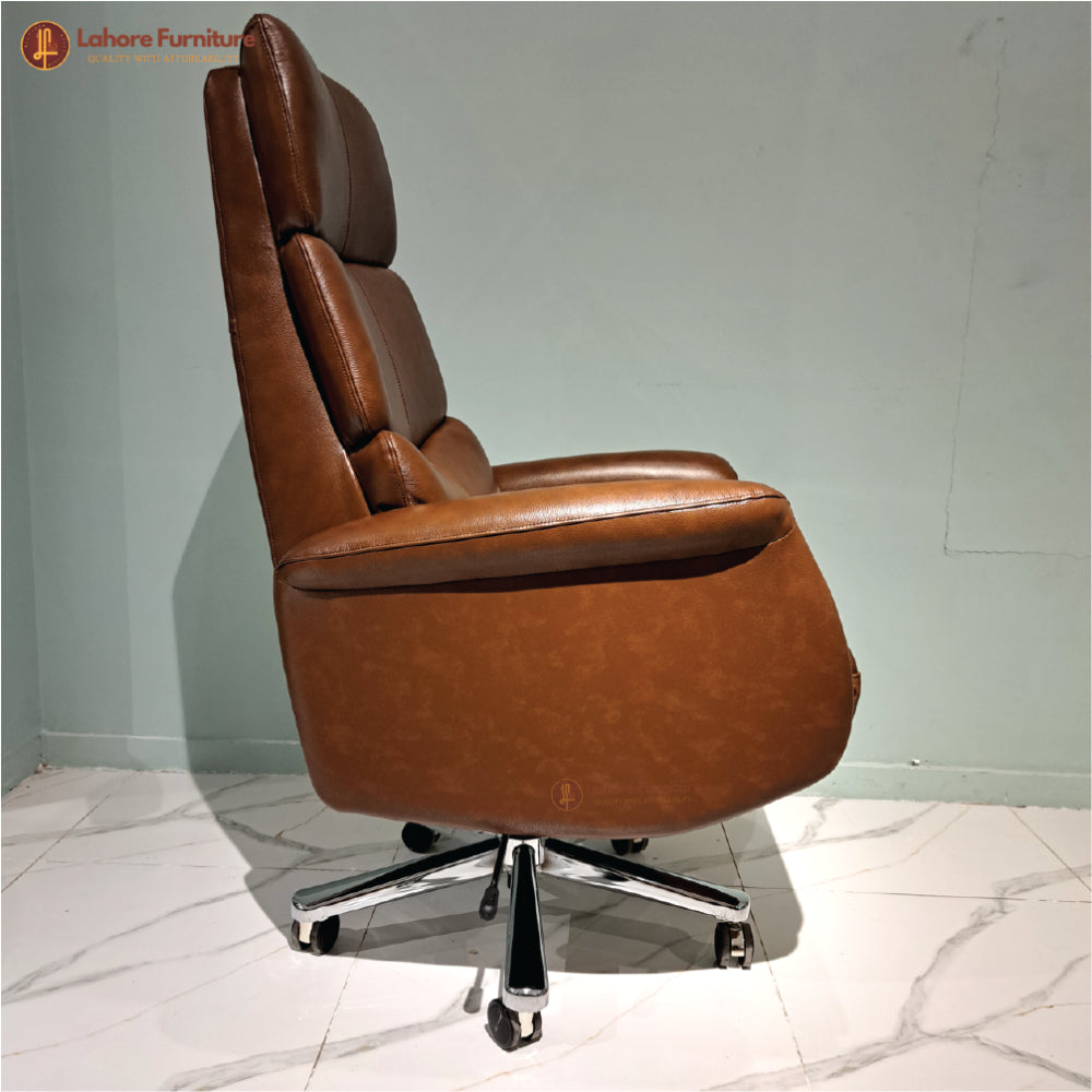 Revolving Chair Big Boss Leather