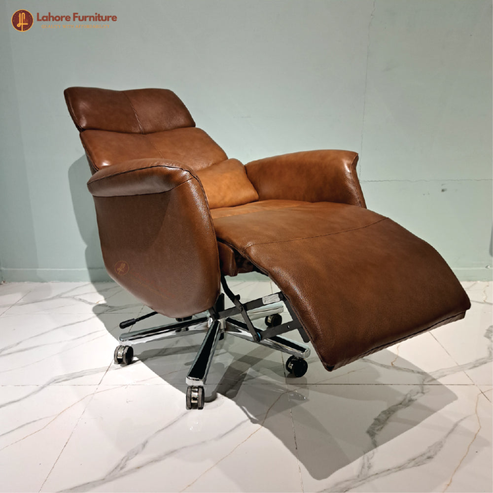 Revolving Chair Big Boss Leather