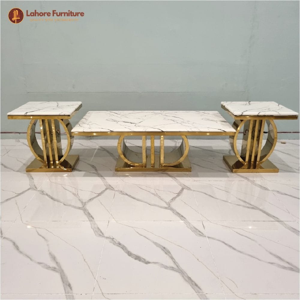 imported square center table 3 piece set