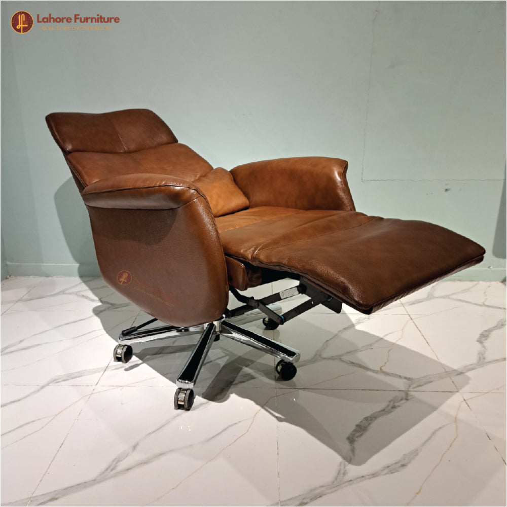 Revolving Chair Big Boss Leather