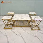 Elegant & Timeless Marble White Center Table