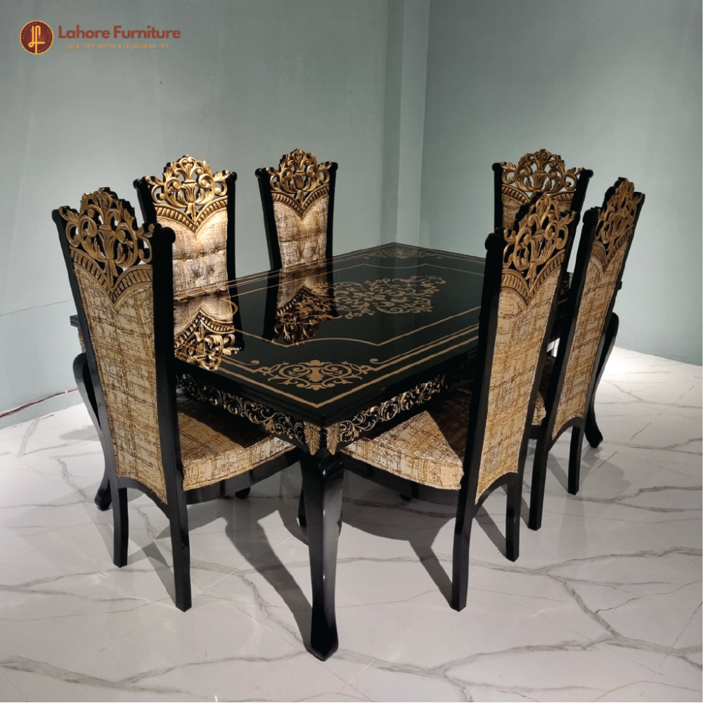 King Style 6 Chairs Dining Table # SD06