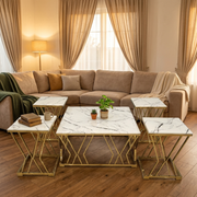 Elegant & Timeless Marble White Center Table