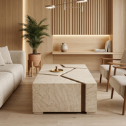 Fracture Marble Center Table - Ct91