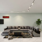 12-Seater Luxury U-Shape Sectional Sofa Set # LS38